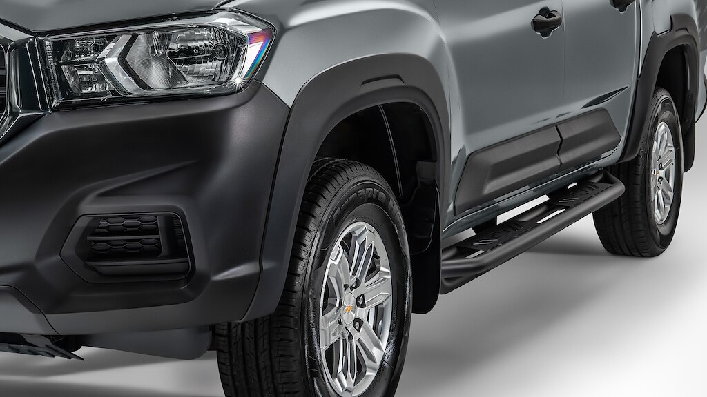 Fender flare es parte del kit de molduras para Chevrolet S10 Max 2025, camioneta pickup 4 cilindros